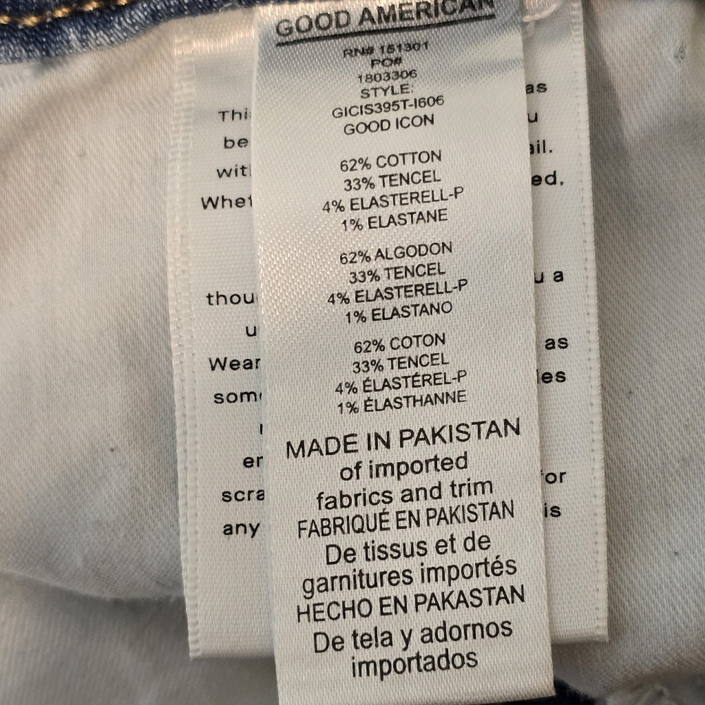Good American Good Icon Jean 14/32 Indigo606 - Picture 6 of 13